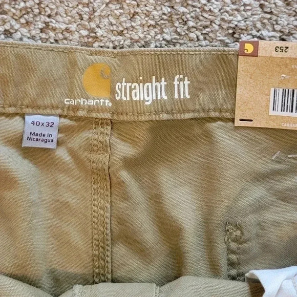 Carhartt Straight Traditional Fit Rugged Flex 40X32 - Picture 2 of 4